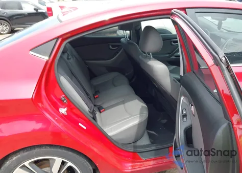 2015 Hyundai Elantra Limited из США, поврежденный, VIN KMHDH4AE3FU454526